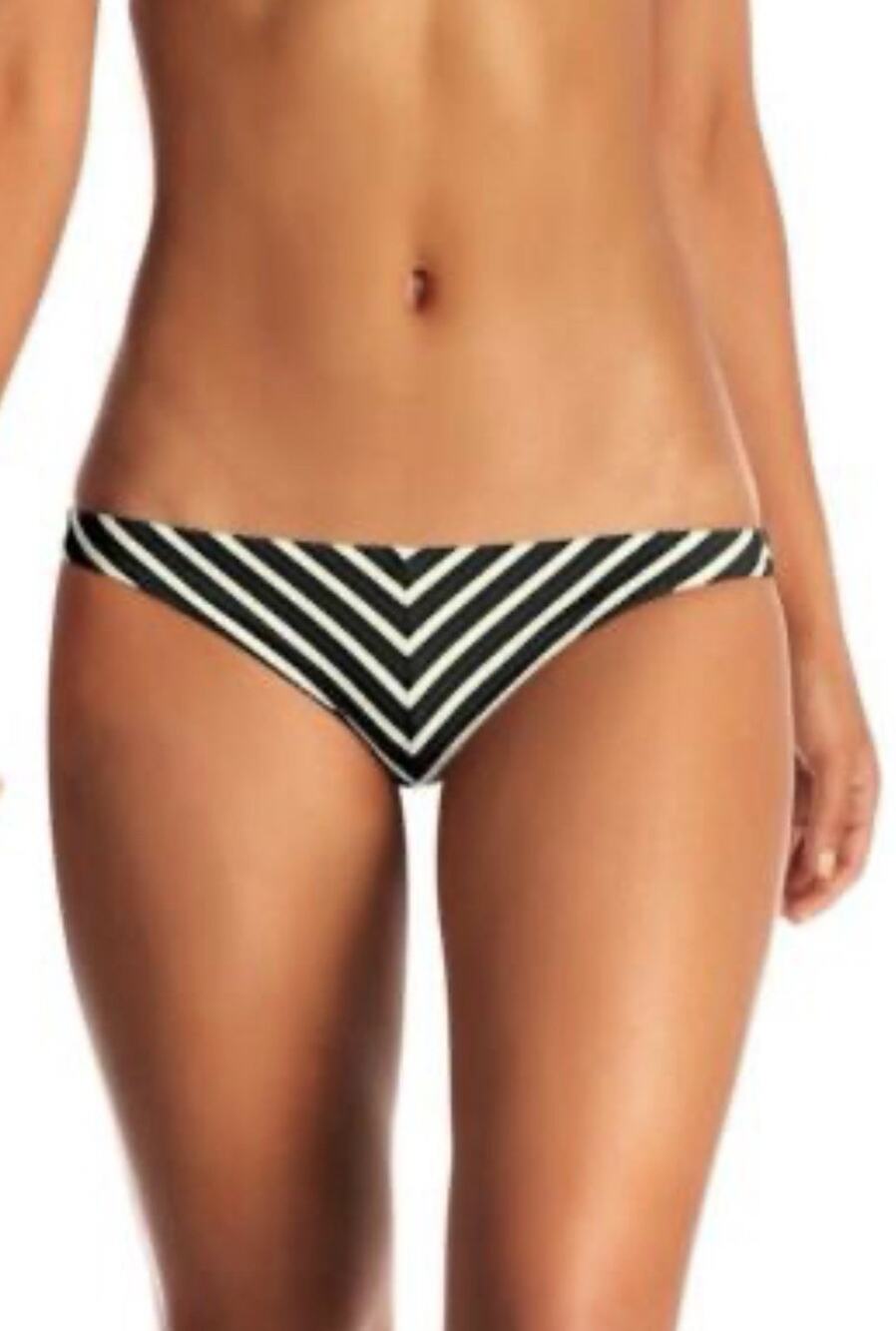Vitamin A 188629 Womens Marin Stripe Hipster Bikini Bottom Swimwear S A005114